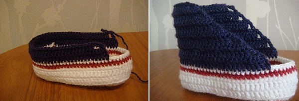 Häkel-Booties mit Schritt-für-Schritt-Beschreibung für Anfänger