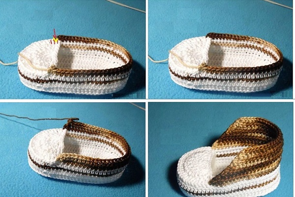 Häkel-Booties mit Schritt-für-Schritt-Beschreibung für Anfänger