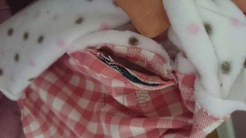 Stofftier Hase mit den eigenen Händen