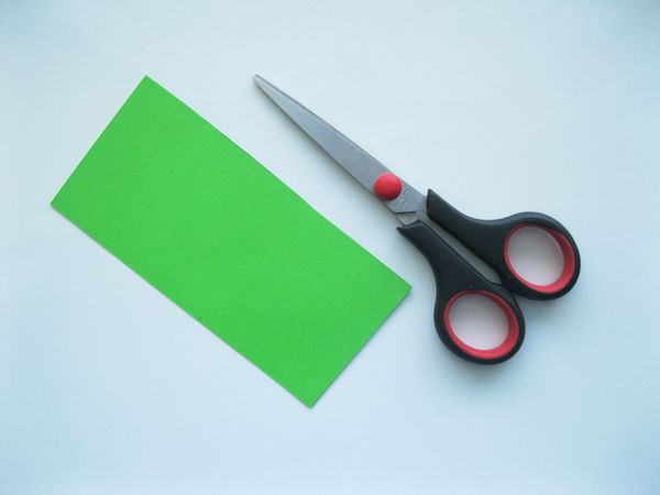 Krokodil aus farbigem Papier mit eigenen Händen