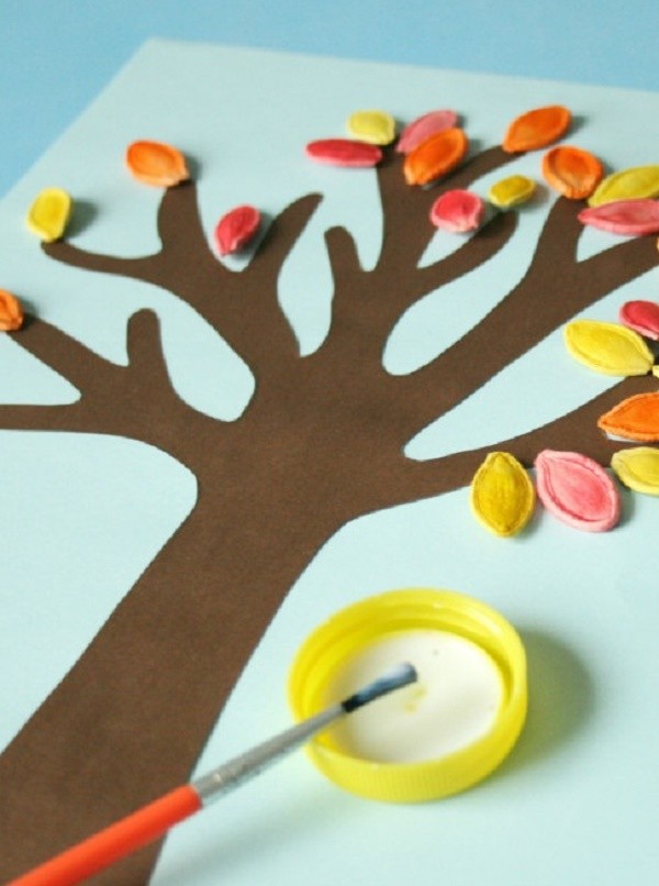 Handwerk "Geschenke des Herbstes" mit eigenen Händen aus natürlichen Materialien für Kindergarten und Schule