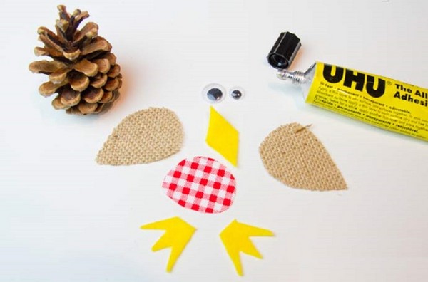 Handwerk "Geschenke des Herbstes" mit eigenen Händen aus natürlichen Materialien für Kindergarten und Schule