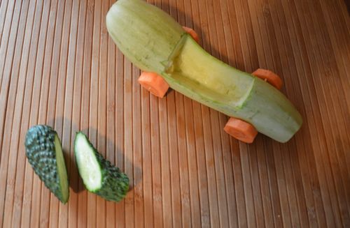 Handwerk aus Gemüse mit eigenen Händen