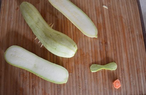 Handwerk aus Gemüse mit eigenen Händen