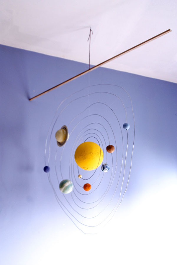 Bastelarbeiten für den Kosmonautiktag
