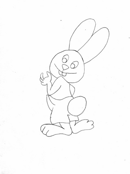 Färbender Osterhase