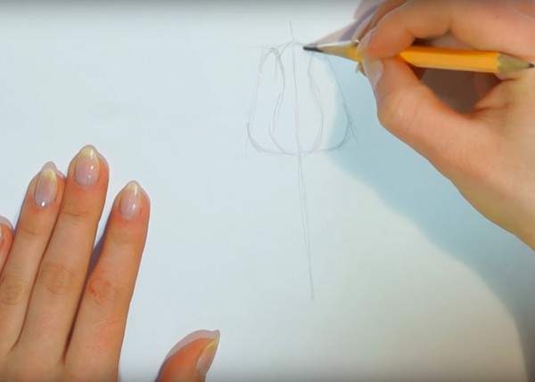 Muttertag mit eigenen Händen zeichnen: Bleistift, Farben, Kindergarten, Schule