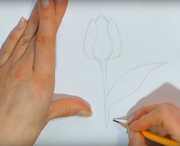 Muttertag mit eigenen Händen zeichnen: Bleistift, Farben, Kindergarten, Schule