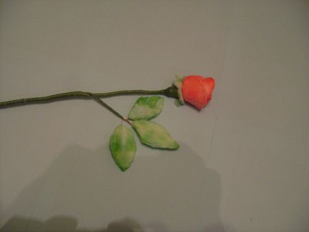 Ein Geschenk an Mama Blumen aus Watte