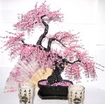 Sakura aus Perlen