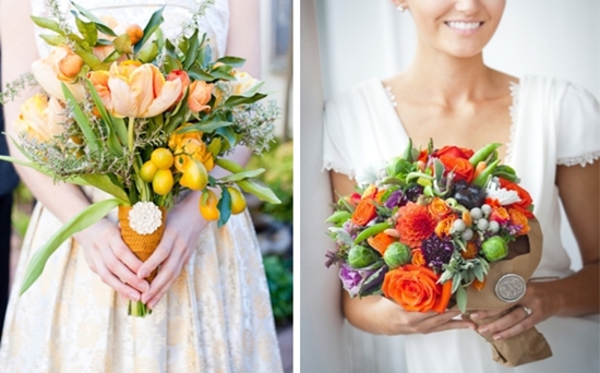 Selbst ein Florist: 5 Herbststräuße mit Gemüse und Früchten