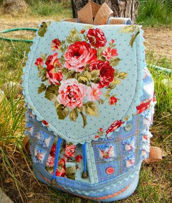 Wir nähen einen Denim-Rucksack mit unseren eigenen Händen - Fotos und Muster
