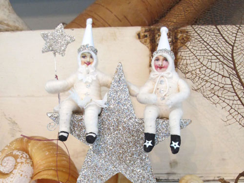 Schneebälle aus Watte