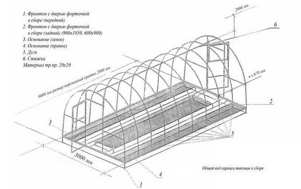 Gewächshaus aus Polycarbonat mit eigenen Händen: Blaupausen, Fotos, Video