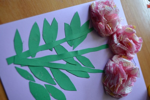 Basteln bis zum 9. Mai: Ewiges Feuer aus Papier mit eigenen Händen