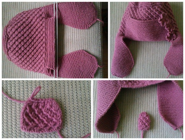 Strickmützen für Mädchen: Anleitung und Diagramme