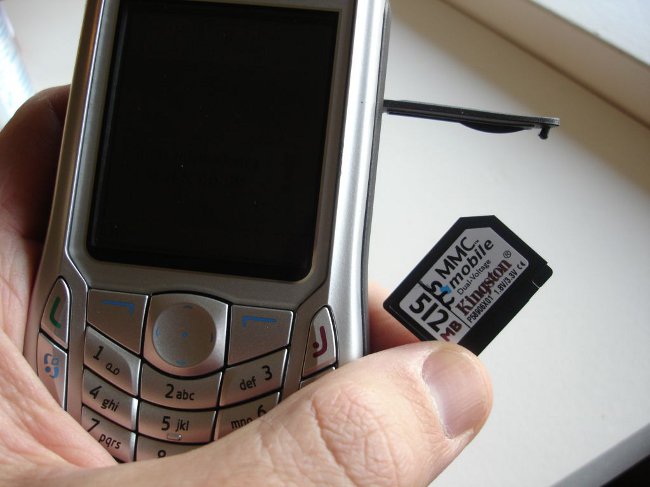 Das Telefon sieht die Speicherkarte nicht