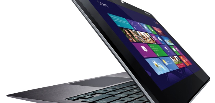 Laptop öffnen