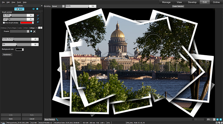 Wie man eine Collage von Fotos mit eigenen Händen macht