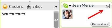 Geheimes Lächeln von Skype