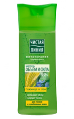 Saubere Linie von Shampoo