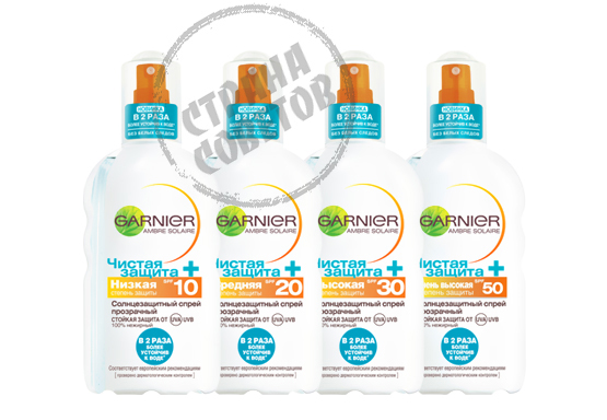 GARNIER Ambre Solaire Netzschutz + GARNIER Ambre Solaire Netzschutz +