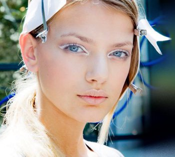 Weißes Make-up