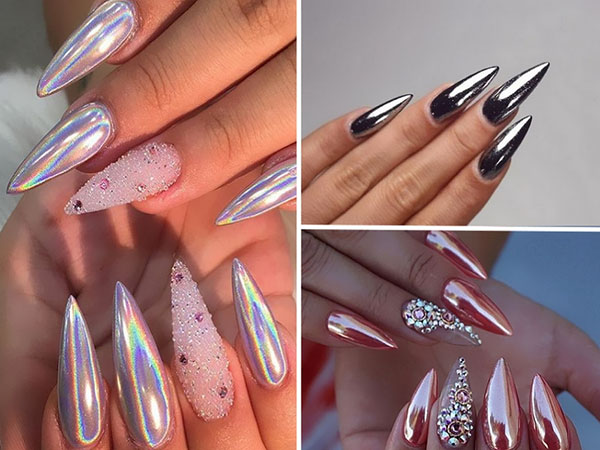 Disco kehrt zurück: Stiletto-Nägel - Trend 2016-2017