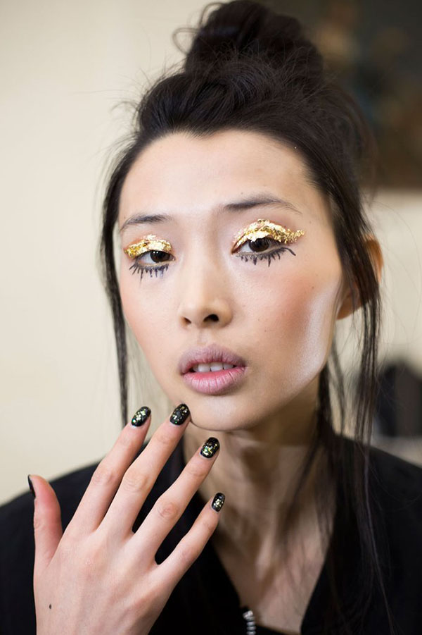 Grafisches Make-up - Wintertrend 2016-2017