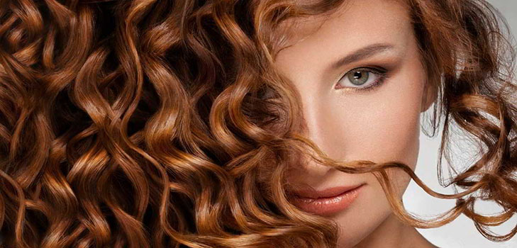 Chemie der Haare mit einem Foto