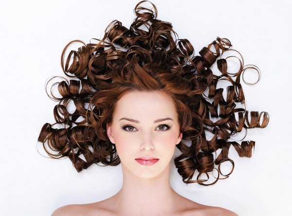 Chemie der Haare mit einem Foto