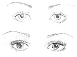 Konvexe Augen Konvexe Augen