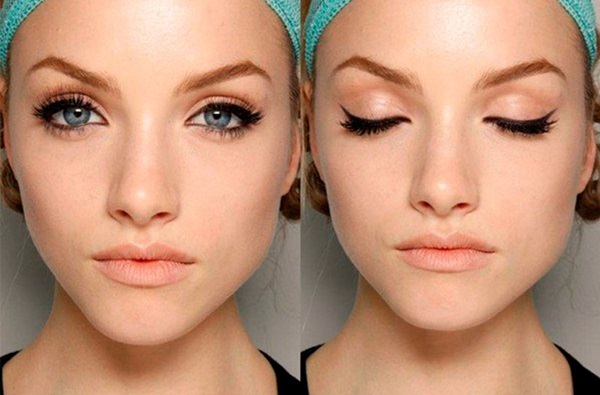Wie zeichne Pfeile vor Eyeliner