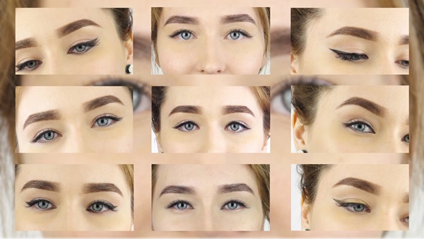 Wie zeichne Pfeile vor Eyeliner