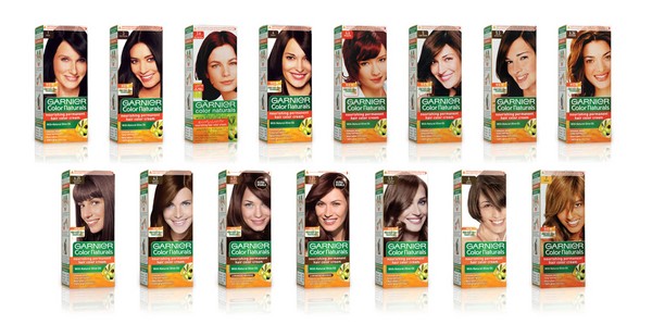Haarfärbemittel Garnier - Foto- und Videobericht