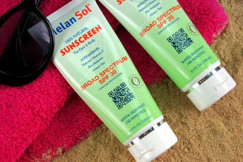 Creme nach dem Sonnenbad für den Körper