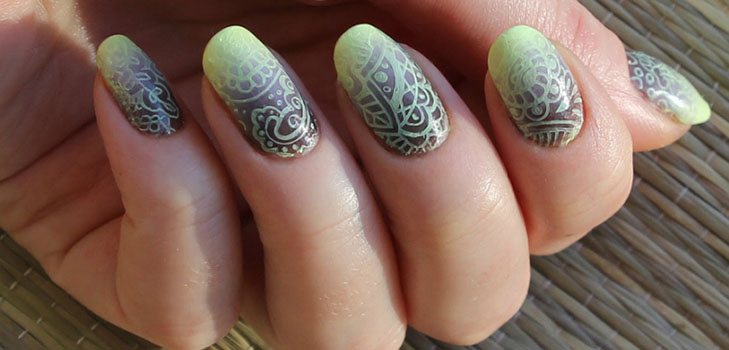 Maniküre mehendi - Sommertrend 2016