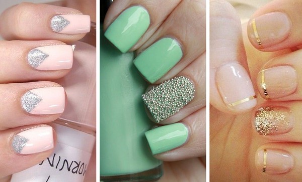 Welche Maniküre in der Schule am 1. September zu machen, ein Foto. Manicure-Ideen für den Wissenstag für Schüler der 9. und 11. Klassen