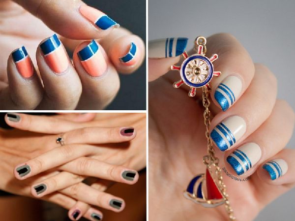 Maniküre-Farbblock - September-Trend 2016