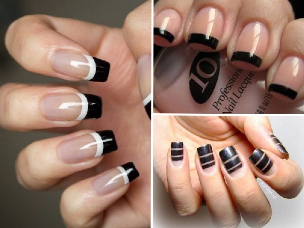 Maniküre total schwarz - Herbsttrend 2016