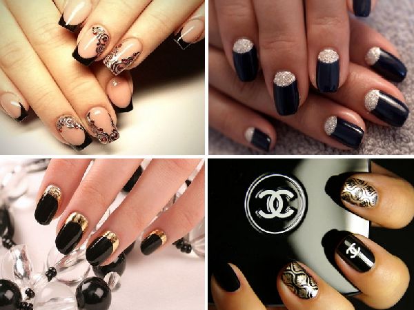 Maniküre total schwarz - Herbsttrend 2016
