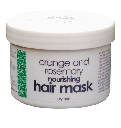 Maske für gespaltene Haarspitzen mit Rosmarin