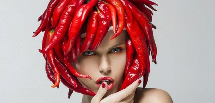 Maske für Haare mit Pfeffer 