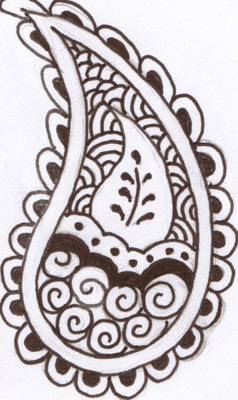 Mehendi zu Hause