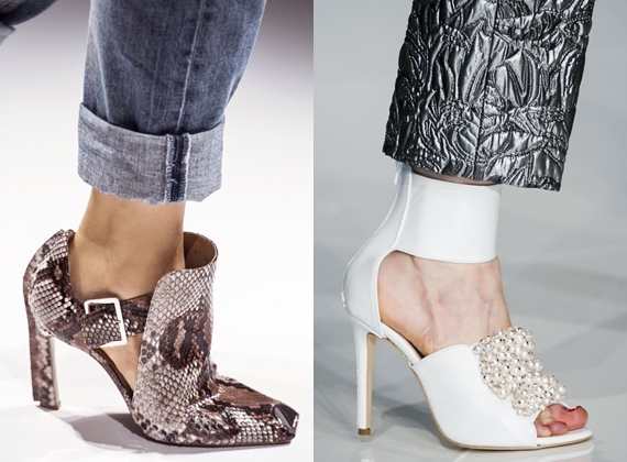 Zwischen Frühling und Sommer: wählen Sie offene Schuhe