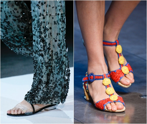 Modische Schuhe der Saison Frühjahr-Sommer 2013: Fotos der stilvollsten Modelle von Damenschuhen