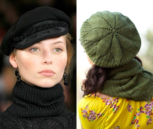 Modische Barette: Fotos der angesagtesten Baskenmützen für Herbst und Winter 2014