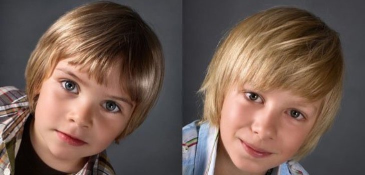 modische Babyhaarschnitte