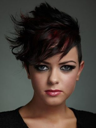 Schöne stilvolle Frisuren für kurze Haare