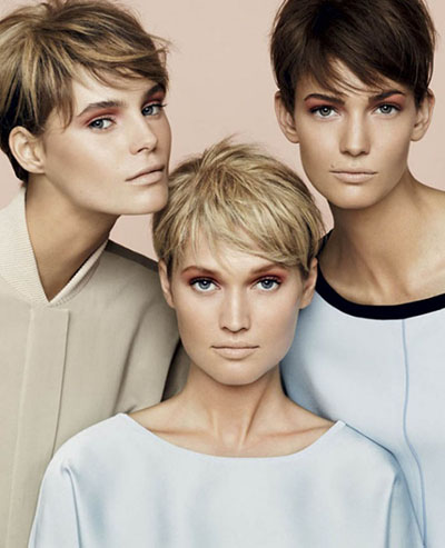 2015 stilvolle Frisuren für kurze Haare